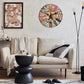 Horloge murale vintage wood paris