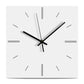 Grande Horloge Murale Décorative blanche en bois