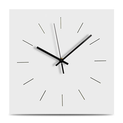 Grande Horloge Murale Décorative blanche en bois