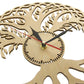 Horloge murale artistique en bois
