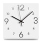 Grande Horloge Murale Décorative blanche en bois