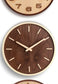 Horloge murale en bois de style chinois
