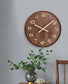 Horloge murale en bois de style chinois