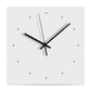 Grande Horloge Murale Décorative blanche en bois