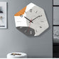 Horloge murale en bois à quartz moderne