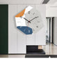 Horloge murale en bois à quartz moderne