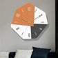 Horloge murale en bois à quartz moderne