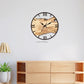Horloge murale originale wood grain
