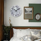 Horloge murale vintage industrial wooden
