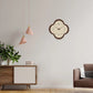Horloge murale en porcelaine de cristal médiéval