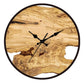 Horloge murale originale wood grain