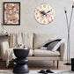 Horloge murale vintage flowers