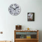 Horloge murale vintage industrial wooden