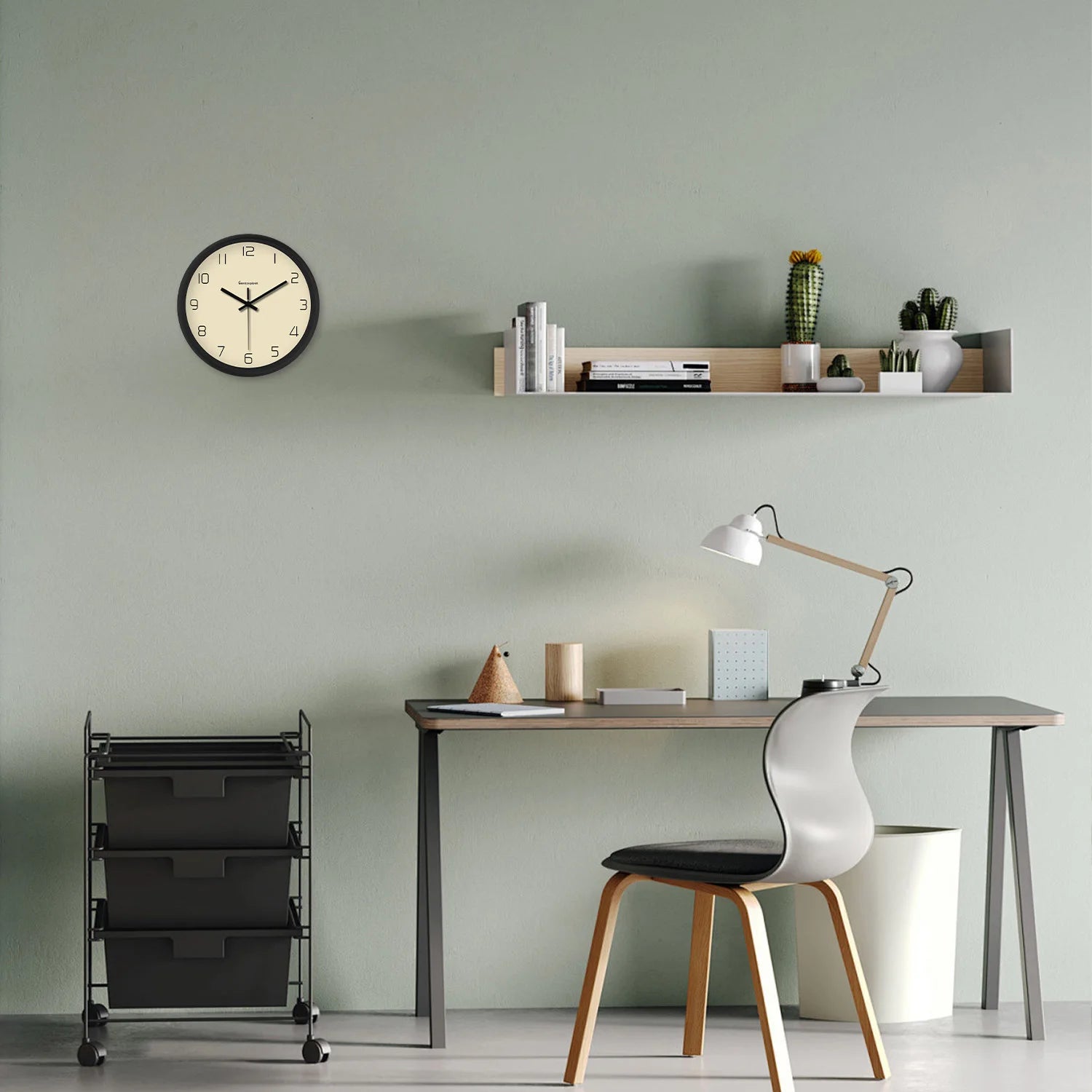 Petite horloge beige