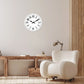 Horloge blanche décoration pour maison