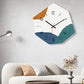 Horloge murale en bois à quartz moderne
