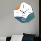 Horloge murale en bois à quartz moderne