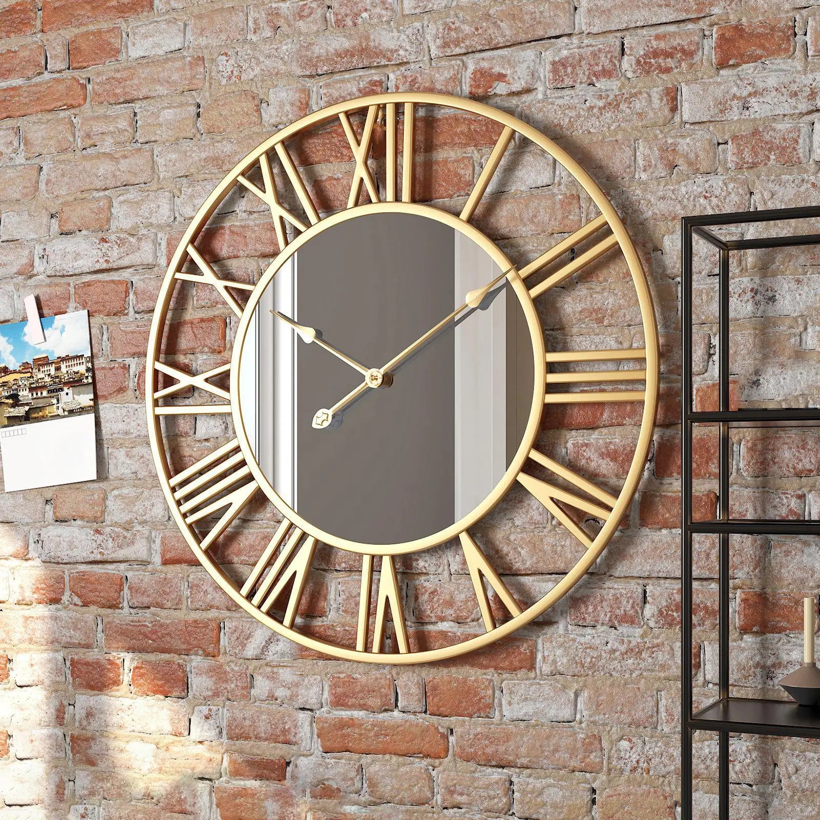 Grande horloge murale retro