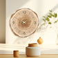 Horloge murale design rondin de bois