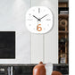 Horloge murale en bois à quartz moderne