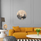 Horloge murale vintage forest winter