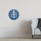 Horloge murale vintage en design d'ancre