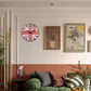 Horloge murale vintage keep calm london