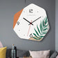 Horloge murale en bois à quartz moderne