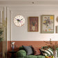 Horloge murale vintage flowers