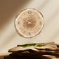 Horloge murale design rondin de bois