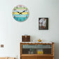 Horloge murale vintage old wooden