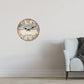 Horloge murale vintage vieux bois