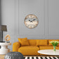 Horloge murale vintage vieux bois