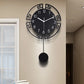 Horloge murale silencieuse pivotante