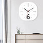 Horloge murale en bois à quartz moderne