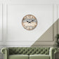 Horloge murale vintage vieux bois