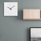 Grande Horloge Murale Décorative blanche en bois