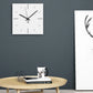 Grande Horloge Murale Décorative blanche en bois