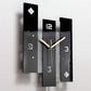 Grande horloge murale originale noir