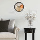 Horloge à motif de fleurs
