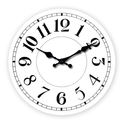 Horloge blanche décoration pour maison