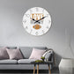 Horloge murale blanche en bois rugby