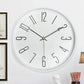 Horloge murale Blanche en 3D Normcore