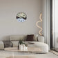 Horloge style crème pour salon