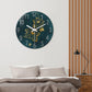 Horloge en verre pour décoration d'intérieur