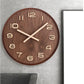 Horloge murale en bois de style chinois