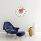 Horloge murale à motif moderne