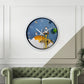 Horloge murale astronaute et fusée