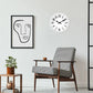 Horloge blanche décoration pour maison