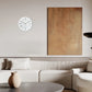 Horloge murale Blanche en 3D Normcore